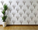 Large Tree design Wall Stencil - Reusable 10 mil mylar Stencil Reusable Pattern