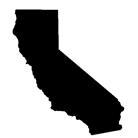 State of California Stencil - High Quality 10 mil -  Reusable Patterns