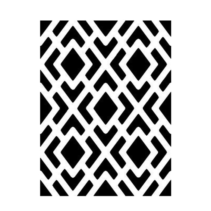 Geometric Pattern - High Quality Reusable Stencil on 10 mil Mylar