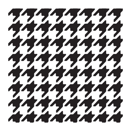 Houndstooth Pattern - 10 Mil Clear Mylar -Reusable Stencil Pattern