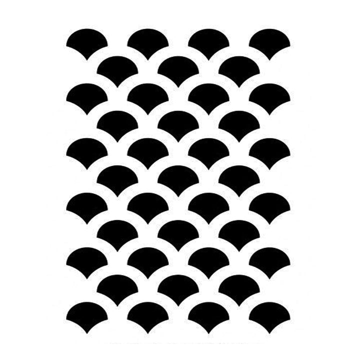 Mermaid Pattern - High Quality Stencil 10 mil -  Reusable Patterns
