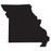 State of Missouri Stencil - High Quality 10 mil -  Reusable Patterns