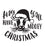 Hay Y'all Have a Mooey Christmas - 10 Mil Clear Mylar  - Reusable Stencil Pattern