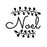 Noel - 10 Mil Clear Mylar -Reusable Stencil Pattern