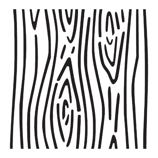 Wood Grain Pattern - 10 Mil Clear Mylar -Reusable Stencil Pattern