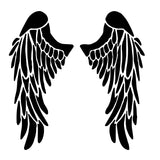 Wings2 - High Quality 10 Mil Mylar - Reusable Stencil Pattern