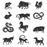 Chinese zodiac animal symbols Stencil