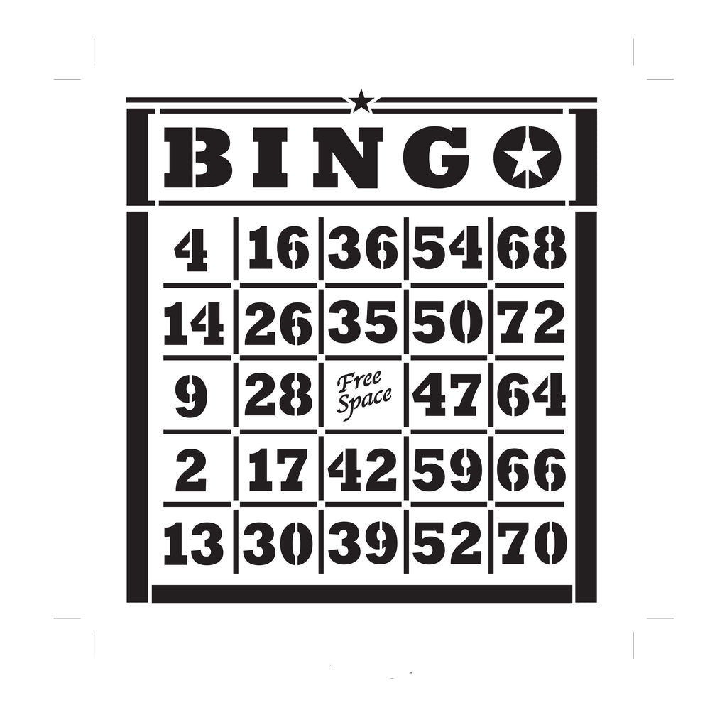 Bingo Stencils