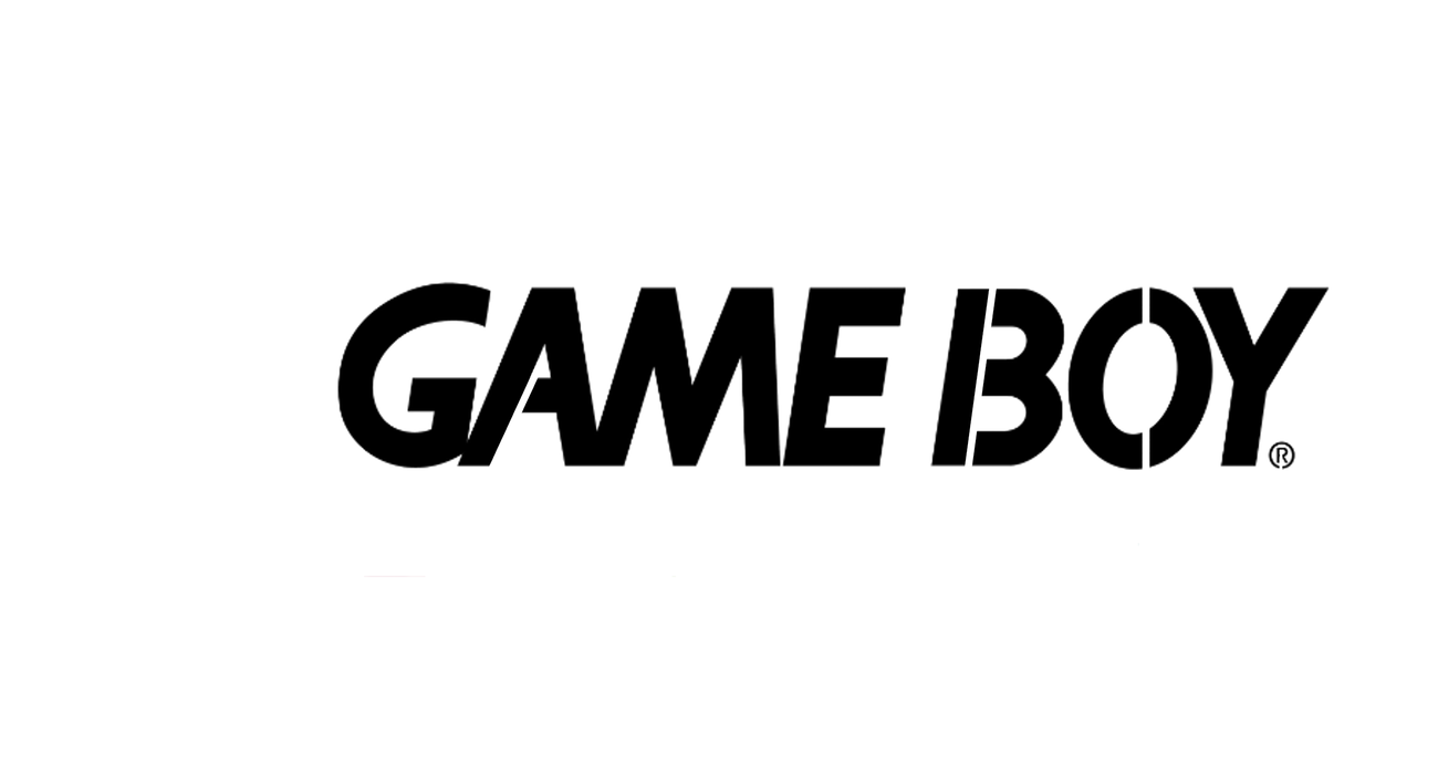 Gameboy logo stencil set