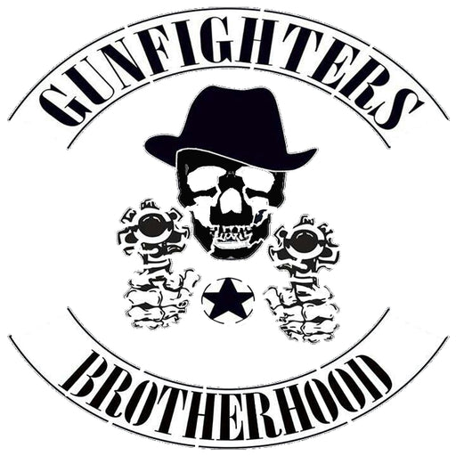 Gunfighter Skeleton Stencil