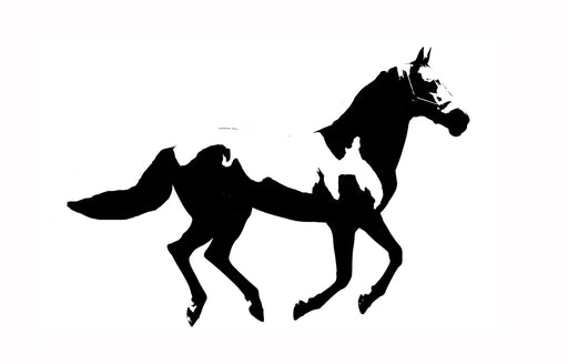 Horse - Buck Stencil - High Quality Stencil 10 mil -  Reusable Patterns