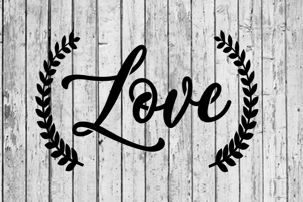 Love Stencil Template