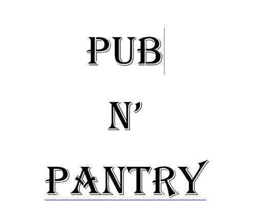 Pub N Pantry stencil