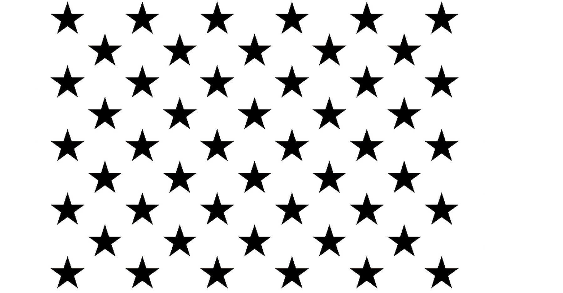 50 stars stencil - Go Stencil
