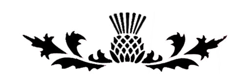 Thistle stencil