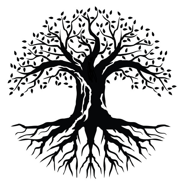 Tree With Roots Stencil Tree With Roots Stencils