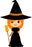 Witch Stencil, 10 Mil mylar - reusable pattern